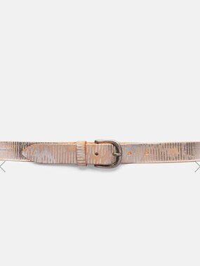 Johnny Was Taglio Italian Leather Belt M/L New